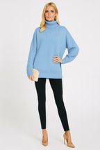 Maglione a Collo Alto Vestibilità Comoda da Donna
