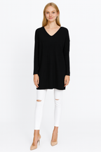 Maglione Oversize da Donna con Scollo a V