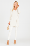 Maglione Oversize da Donna con Scollo a V